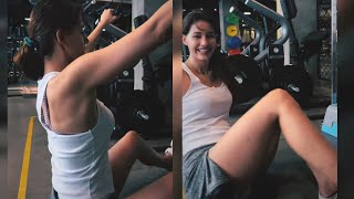 Disha Patani HOT WORKOUT 😍💦 [upl. by Allen]