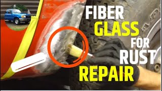 How to Repair a Rust Hole with Fiberglass  No Welding [upl. by Dorine]