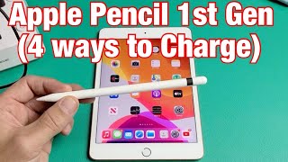 How to Charge Apple Pencil 1st Gen 4 ways [upl. by Alehs]