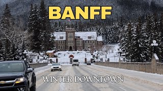 What Downtown Banff Will Look Like This Winter 2024 canada banffnationalpark thingstodo alberta [upl. by Taite]