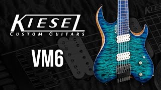 Kiesel Guitars  Vader VM6 Multiscale Guitar Demo [upl. by Julianne]