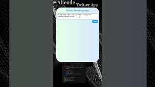 Day 31 Twitter App using Javascript coding javascriptprojects htmlcssjavascript [upl. by Akcirahs786]