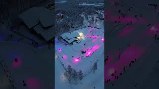 ❄️ Magie in Laponia la Mos Craciun lapland laponia rovaniemi santaclaus snow winterwonderland [upl. by Shaikh]