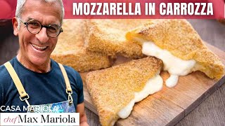 MOZZARELLA IN CARROZZA  la video ricetta di Chef Max Mariola [upl. by True319]