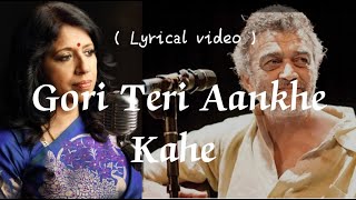 Old song Gori Teri Aankhe Kahe Raat Bhar Soyi Nahin Lucky Ali Kavita Krishnamurthy  90S Album [upl. by Tenay]