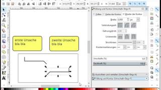 Inkscape Klammern erstellen [upl. by Herzberg353]