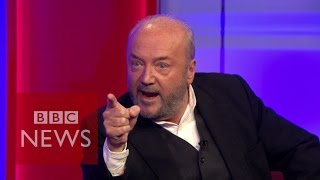 You killed a million people in Iraq George Galloway tells Jacqui Smith  BBC News [upl. by Eillah]