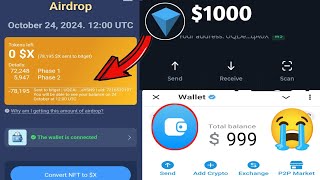 Token Not Received X Empire On Chain Withdrawal Token Nahi Aaye Telegram Wallet And TonKeeper Mein [upl. by Naitsirhk]