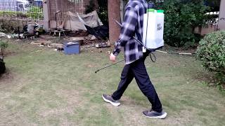 VERTAK 15L Lawn and Garden Lightweight Knapsack Manual Backpack Sprayer TG7602005 [upl. by Llatsyrc]