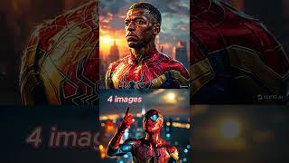 Superhero Transformation Kylian Mbappé as SpiderMan spiderman avangers marvel superheroes [upl. by Gurl436]