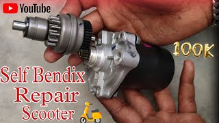 Honda amp Hero Scooter Self Bendix Problem [upl. by Oirramaj]