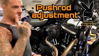 Harley pushrod adjustment [upl. by Katzen]