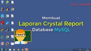 Laporan Crystal Report Aplikasi Penjualan VB NET [upl. by Encratis]