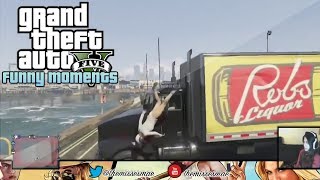 GTA 5 Online Live Stream Funny Moments  quotStunt Jumps Car Humps Chopper Bumpsquot [upl. by Dadelos84]