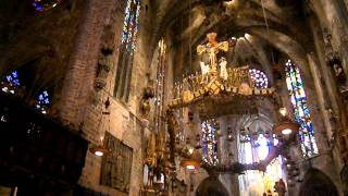 Inside Palma Majorca Cathedral  La Seu [upl. by Noma]