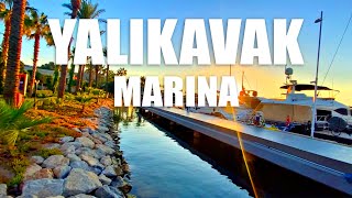 BODRUM YALIKAVAK MARİNA  BODRUM YALIKAVAK MARINA WALKING TOUR RELAX MUGLA4Kyalıkavakmarinabodrum [upl. by Ynohtn454]