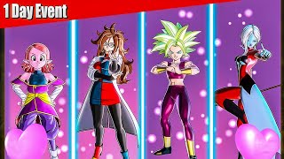 Xenoverse 2 Pre Valentines Special  Battle For The Strongest Female Character Exclusive Event [upl. by Hterag]