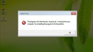 How to Fix BINKW32dll Missing Error [upl. by Fattal]