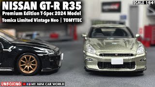 『MY MINI CAR WORLD』UNBOXING TOMYTEC 164 NISSAN GTR R35 PREMIUM EDITION TSPEC 2024 MODEL [upl. by Edrahc710]