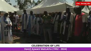 Celebrating The Life Of David Aswani Matukho [upl. by Rondi]