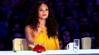 New judge Alesha Dixon gets lippy on Britains Got Talent  preview clip [upl. by Imorej]