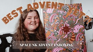 BEST ADVENT CALENDAR  SPACE NK BEAUTY ADVENT CALENDAR UNBOXING [upl. by Amalita]