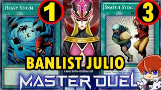 Banlist Master Duel Julio 2024 y Se Confirma La Caja de Dragon Master Magia TeamSetoX  YuGiOh [upl. by Giulio]