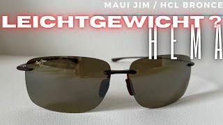 😎 Maui Jim Hema H44326M HCL Bronce Bronze Braun Matte Rootbeer Sunglasses Sonnebrille Unboxing 😎 [upl. by Munn]