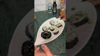 Sushi l sushi at home l let’s make sushi l vegetarian sushi fyp fypage sushi japanesefood [upl. by Rye]