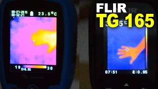 Câmera térmica FLIR TG165  Comparativo [upl. by Ulrica]