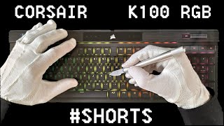 Corsair K100 RGB Sound Test and Unboxing  Cherry MX Speed Switches  ASMR SHORTS [upl. by Kruger]