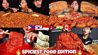 INTERNATIONAL SPICY MUKBANG COMPILATION🌶️🥵🔥🔥 [upl. by Hteb]