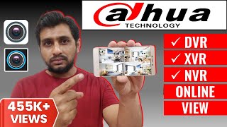 dahua cctv camera connect to mobile  dahua xvr dvr online configuration  dahua dvr online hindi [upl. by Atiras558]