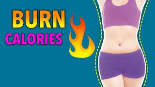 BURN CALORIES WORKOUT  BEST HOME EXERCISES TO LOSE WEIGHT [upl. by Orianna]