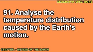 291 Temperature Distribution Caused by Earths Motion  Studying the Patterns [upl. by Nomzaj]