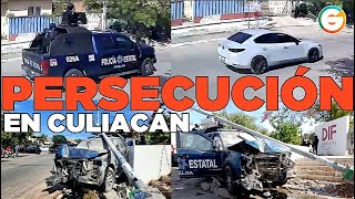 Persecución en Culiacán Sinaloa [upl. by Aimar]