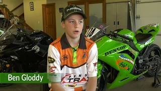 Ben Gloddy Motorcycle Racer [upl. by Llerdnek]