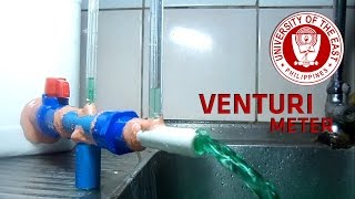 Venturi Meter Experiment  Physics Laboratory [upl. by Yffub]