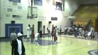 High School Basketball Player Attacks Referee After Bad Call [upl. by Alodi]