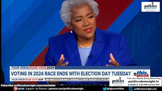 Donna Brazile Tuesday will be Ladys night with a win by Kamala Harris and two new female senators [upl. by Haseefan]