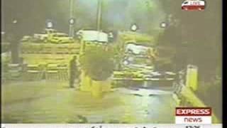 Islamabad Marriott hotel bomb attack CCTV footage [upl. by Emiolhs804]