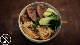 No Music  No Talking Handpulled Beef Noodle Soup [upl. by Perren]