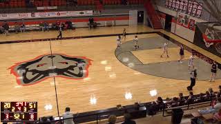 Tulsa CHEF vs Crossings Christian High School Girls Varsity Basketball [upl. by Schoening]