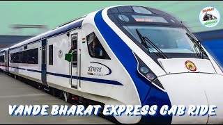 Vande Bharat High Speed Cab Ride  Front and Rear Cab view  High Speed train crossings [upl. by Ancell]