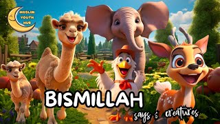 Bismillah Song 🎵 🌟 Islamic Songs For Kids 🌞🌙 [upl. by Idnat]