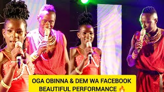 FANS RUN CRAZY OVER OGA OBINNA amp DEM WA FACEBOOK ON STAGE🥰🔥 SEE WHAT THEY DID🔥 [upl. by Llerud]