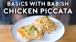 Chicken Piccata  Basics with Babish [upl. by Ilamad508]