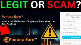 Pantera Earn Review Legit Or A Scam [upl. by Noyahs]