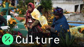 Day of the Dead Mexicans Decorate Graves to Honor the Deceased [upl. by Karole]