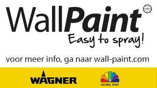 Wagner met WallPaint Muurverf van Global Paint [upl. by Iharas668]